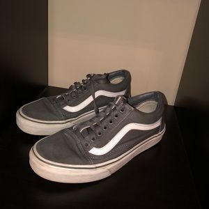 Grey old skool vans